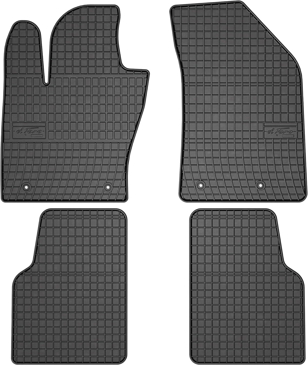 SMK Gummimatten Auto fussmatten Satz für Jeep Compass II ab 2016 Erleben Sie einen neuen Standard de