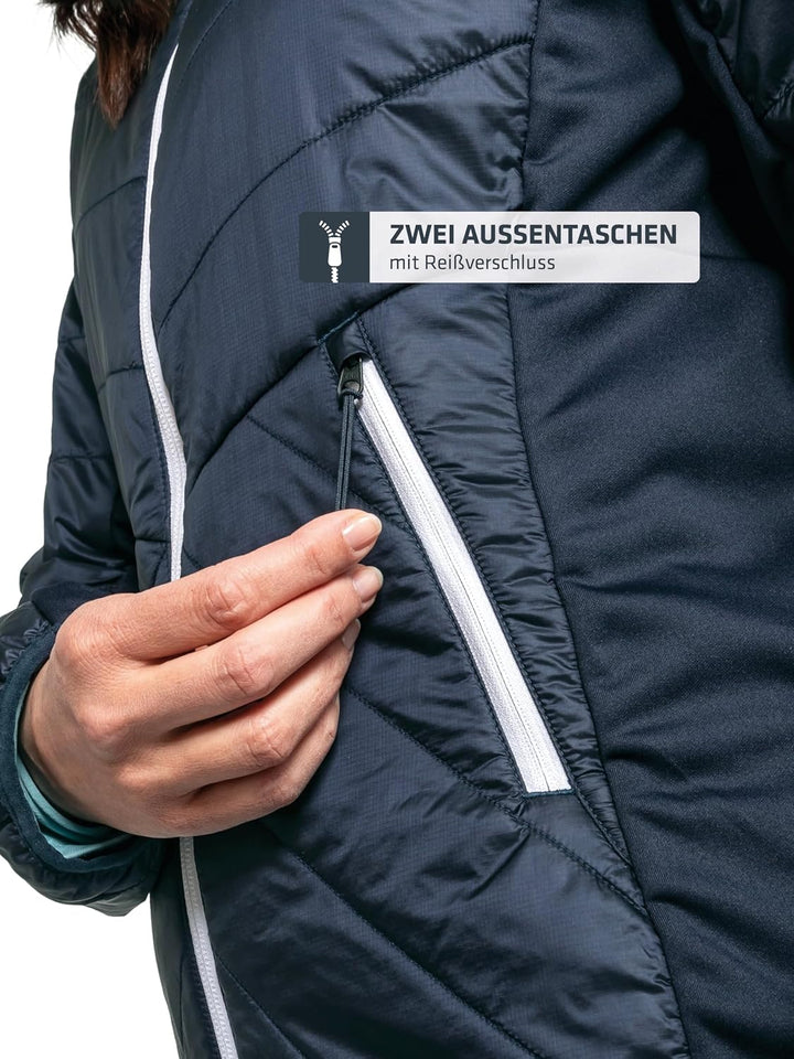 Schöffel Damen Stams Hybrid Jacke Isolationsjacke 42 navy blazer, 42 navy blazer