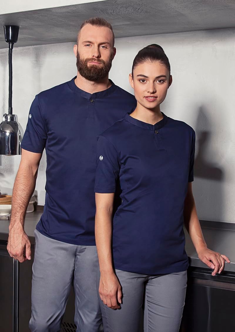 Karlowsky Kurzarm Damen Arbeitsshirt Performance 60% Baumwolle, 40% Polyester 2XL Marine, 2XL Marine