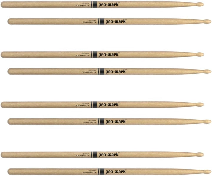 ProMark Drumsticks - Schlagzeug Sticks - Schlagzeugsticks - Klassischer Vorwärts 7A Hickoryholz, Ova