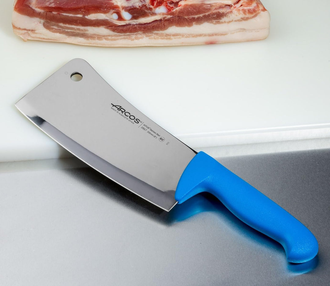 Arcos 296723 Serie 2900 - Hackmesser Metzgermesser - Klinge Nitrum Edelstahl 200 mm - HandGriff Poly