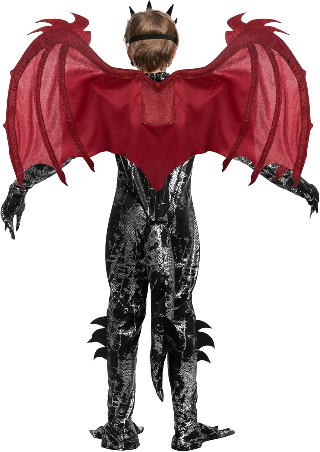Spooktacular Creations Kind Jungen Drachenkostüm, Drachenflügel und Maske, Halloweenanzug Drachenanz