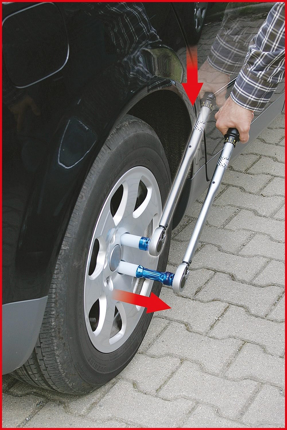 KS Tools 515.1040 1/2" Alu Kraft-Stecknuss-Satz, lang, 6-tlg.