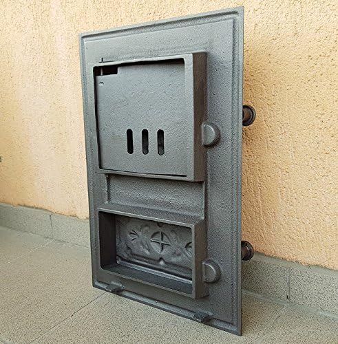 Sellon24® Backofentür Gusseisen Ofentür aus Gusseisen Pizzaofentür Revisionstür H3602