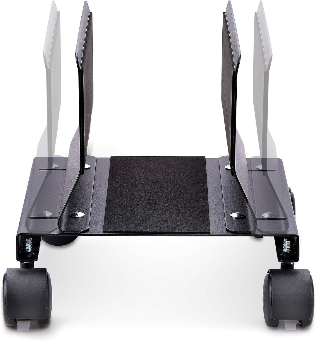 StarTech PC Ständer auf Rädern, Tragkraft 21kg (CPUMOBILESTND) | Rollwagen, Einstellbar, Computerstä