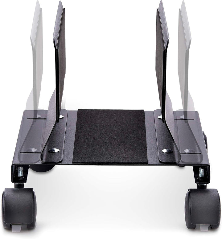 StarTech PC Ständer auf Rädern, Tragkraft 21kg (CPUMOBILESTND) | Rollwagen, Einstellbar, Computerstä