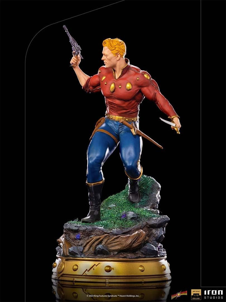 Iron Studios FLAGOR53521-10 Deluxe, Massstab 1:10, Kunstmassstab, Flash Gordon Figur Art Scale, Mehr