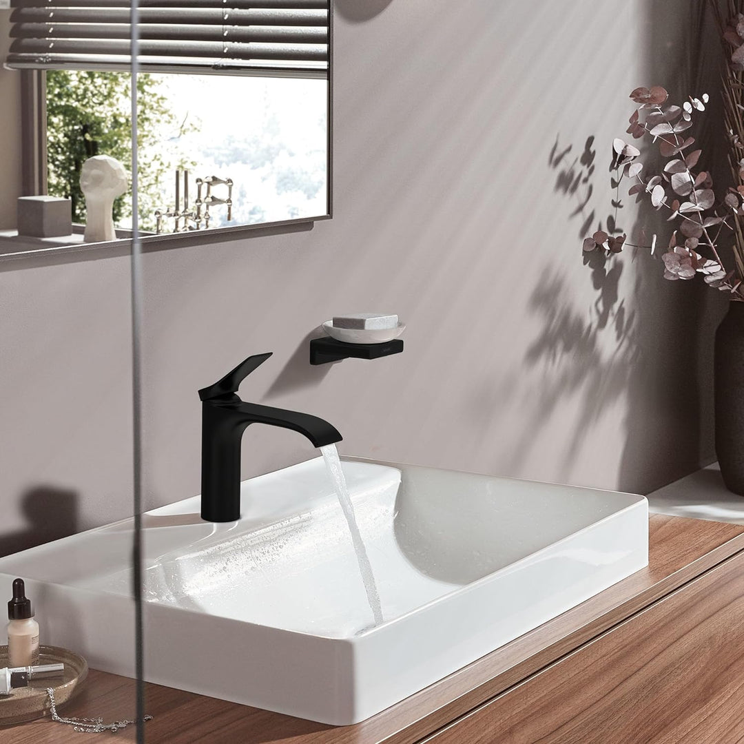 hansgrohe Seifenschale AddStoris, Seifenablage, Mattschwarz Mattschwarz Schale, Mattschwarz Schale