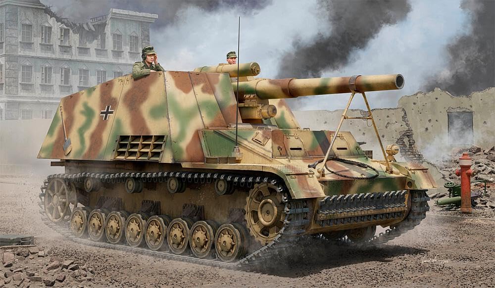Trumpeter 750953-1/16 Sd.Kfz. 165 Hummel, Späte Ausführung - Massstab 1:16