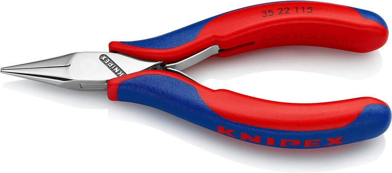 Knipex Elektronik-Greifzange mit Mehrkomponenten-Hüllen 115 mm 35 22 115, Greifzange