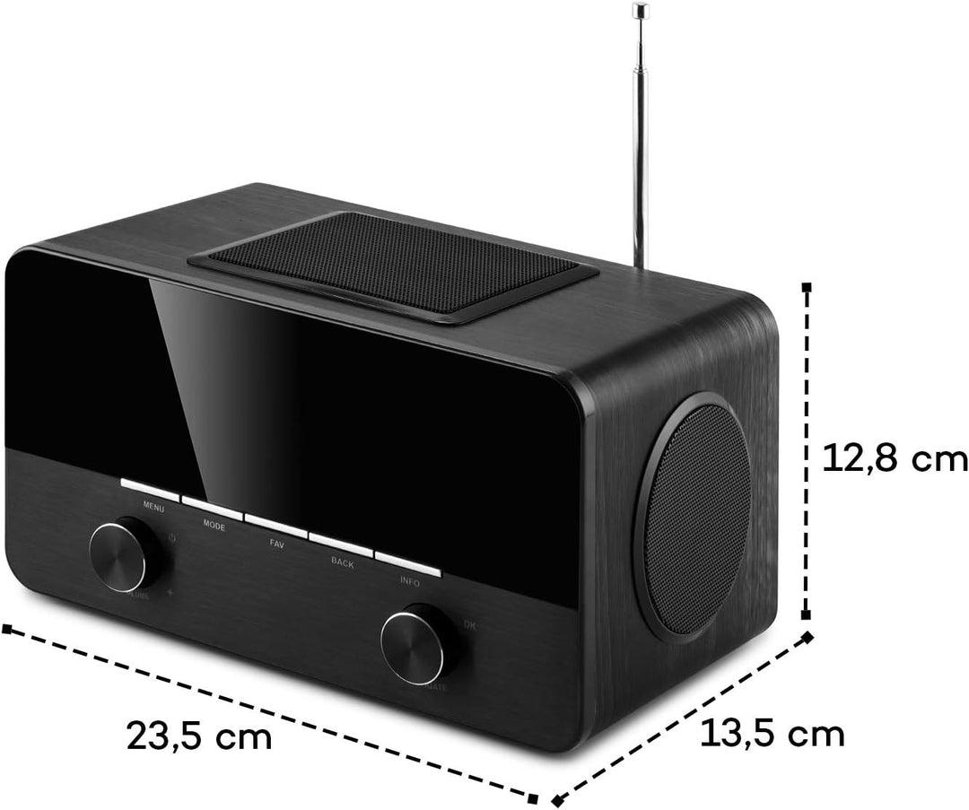 auna Connect 150 SE - Smart Radio 2.1-Internetradio, DAB/DAB+ / PLL-UKW-Radio, Mediaplayer, Spotify