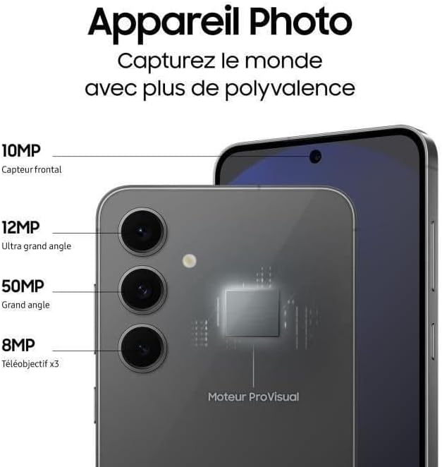 Samsung Galaxy S24 FE Smartphone 128 Go Graphite