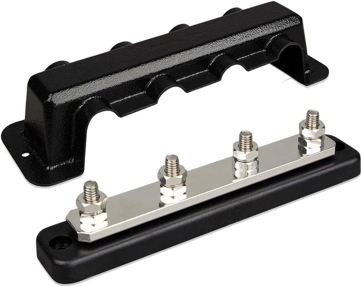 VICTRON_ENERGY Unisex-Adult NT-1318 BUSBAR 250A Con TAPA, Multicolor, 250 Amp, 4P, 250 Amp, 4P