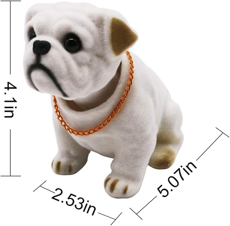 MonLiya Nette Nicken Schütteln Kopf Hund Verzierungen Wackelhund Auto-Innendekoration Ornament Statu