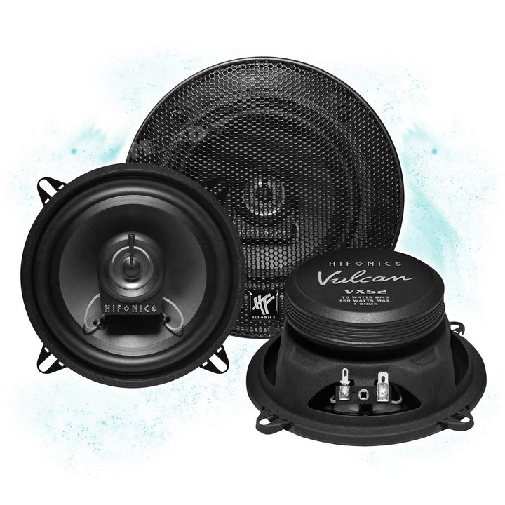 Mediadox Front/Heck 13cm/130mm 2-Wege Koax Auto Lautsprecher/Boxen/Speaker Set von Hifonics (VX52) k