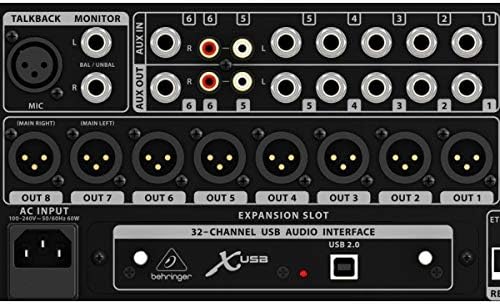 Behringer X32 RACK Digitaler Rack-Mixer mit 40 Eingängen und 25 Bussen, 16 programmierbaren Midas-Vo