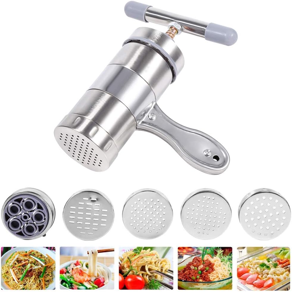 Manueller Nudelhersteller, Edelstahl Handheld Nudelmaschine, Kleine Tragbare Spaghetti Werkzeuge Her
