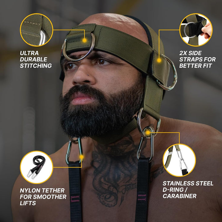 Iron Neck Alpha-Geschirr – verbessert die Nackenstärke, optimiert das Nacken-Workouts – fortschrittl