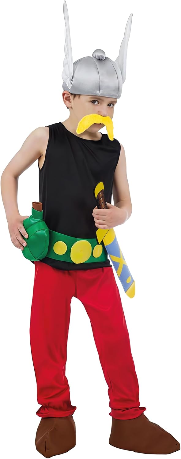 Chaks – cs805301/140 – Kostüm – Kostüm Lizenz Asterix 9 teilig, 140 cm Asterix 140, Asterix 140