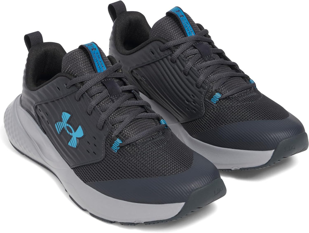 Under Armour Men's Ua Charged Commit Tr 4 Cross Trainer 40 EU Anthracite Steel Ether Blue, 40 EU Ant