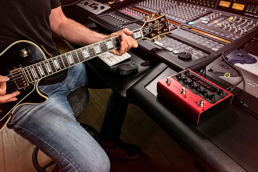 IK Multimedia AmpliTube X-DRIVE Effektpedal, 16 Modelle in einem Verzerrerpedal: Overdrive, Fuzz, Co