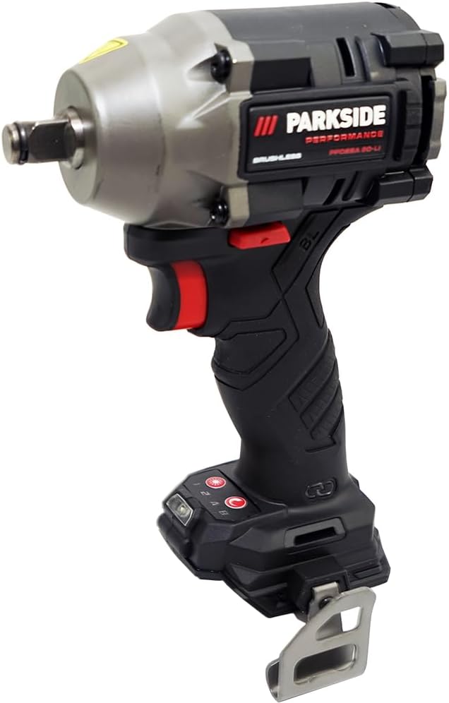 HEADNMORE® Bundle - PARKSIDE PERFORMANCE® 20V Akku ½ Schlagschrauber 600Nm 1,26kg PPDSSA 20 +Schlüss