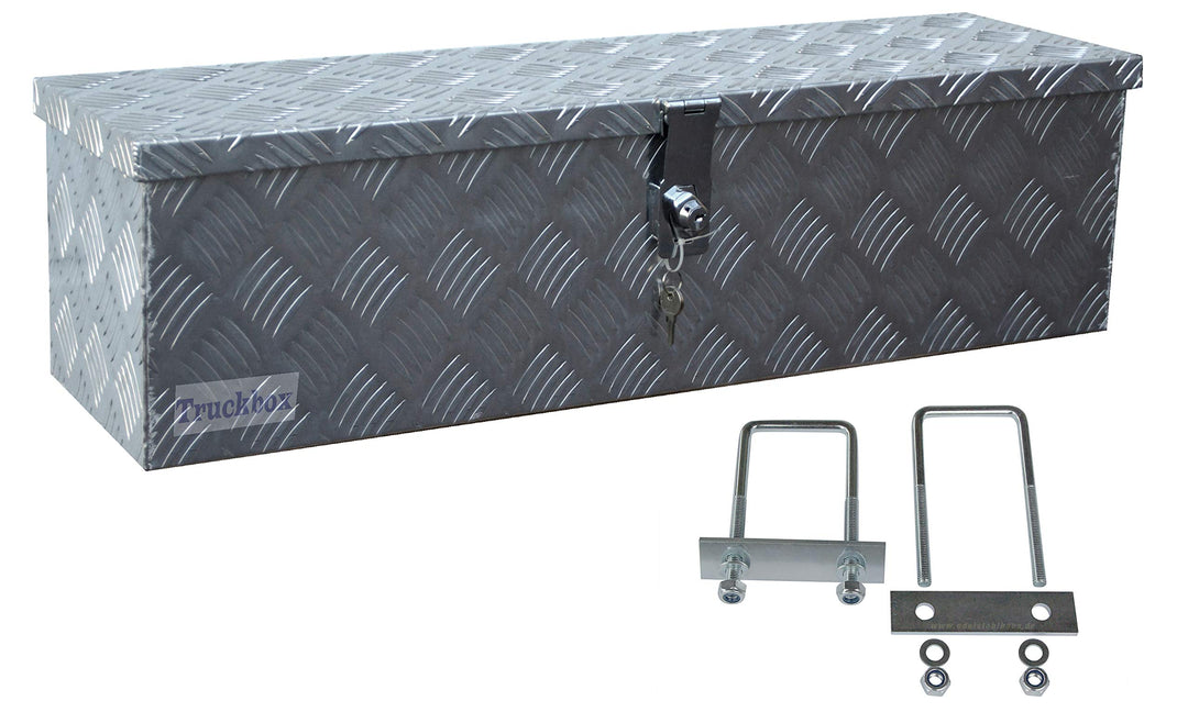Truckbox D035 inkl. MON4002 Edelstahlhaus Werkzeugkasten, Deichselbox, Transportbox, Alubox, Alukoff