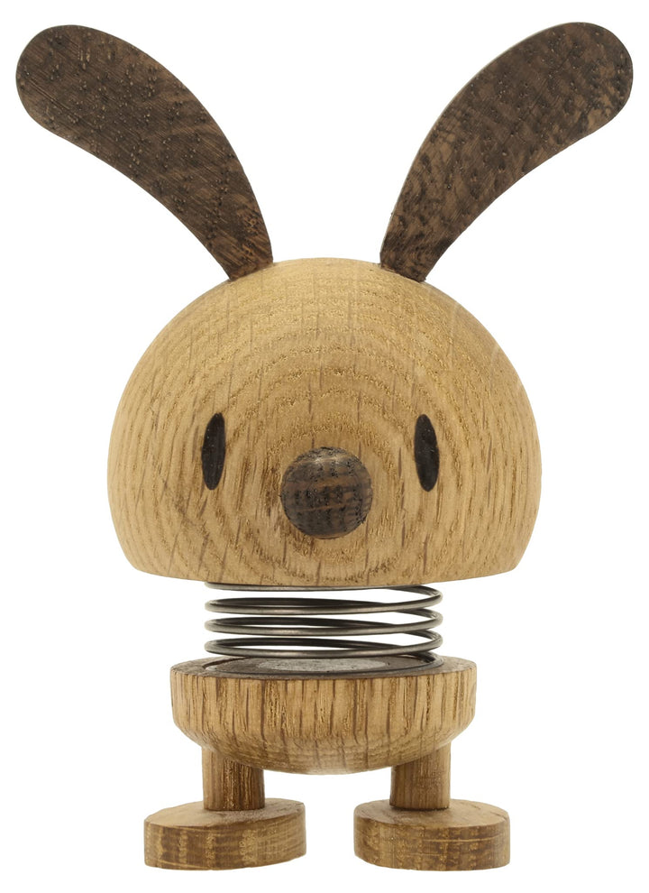 Hoptimist - Skandinavisches Design - Animals aus Holz - Bunny Figuren - Small, Höhe 9 cm S Oak, S Oa