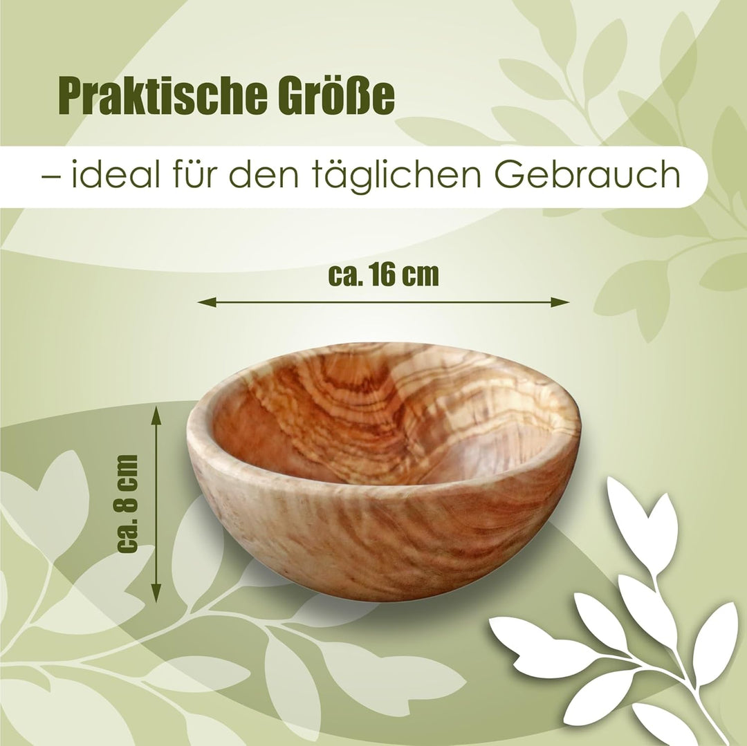 NATUREHOME Schale Olivenholz, 16 cm, 16 cm