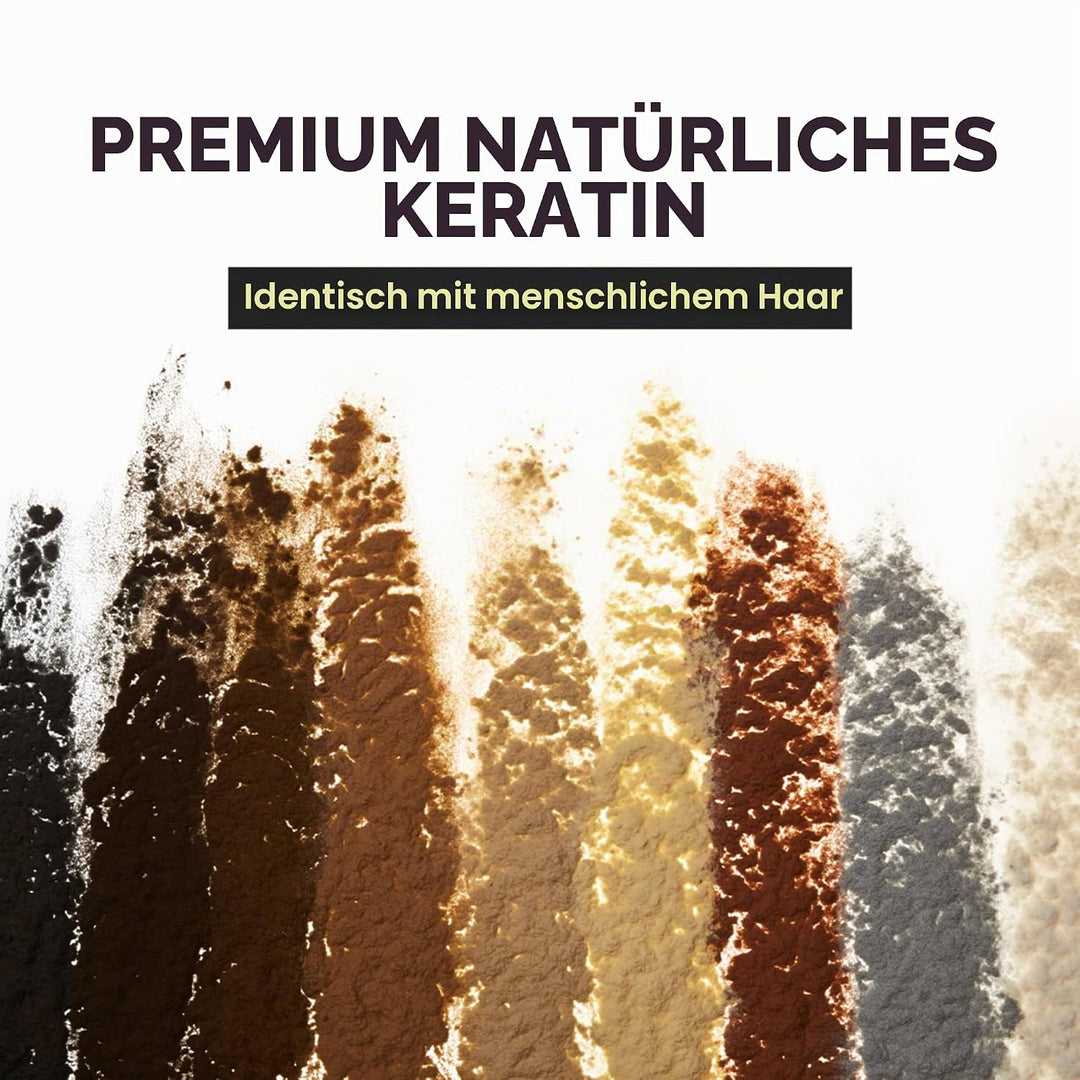 Toppik Haarfasern 55 g, Hellbraun, natürlich gewonnene Fasern aus Keratin für voller aussehendes Haa