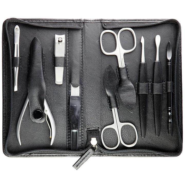 Sonnenschein by Hans Kniebes - Manicure-Etui, Reissverschluss: 9-tlg. Bestückung, rostfrei-edelmatti