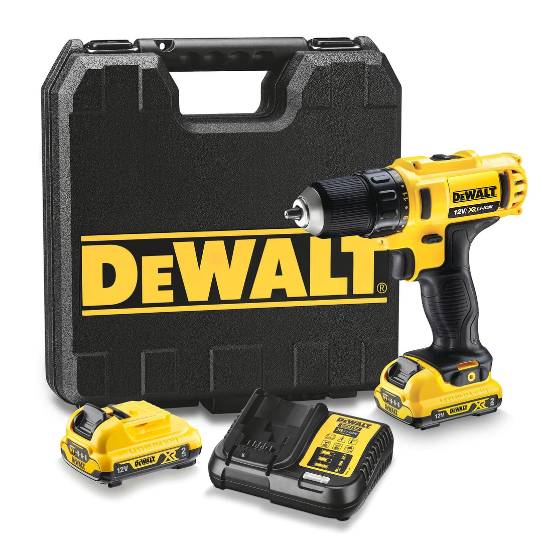 Dewalt 10,8 Volt 2-Gang Akku-Bohrschrauber DCD710D2 (für Bohr- und Schraubarbeiten in Holz und Metal