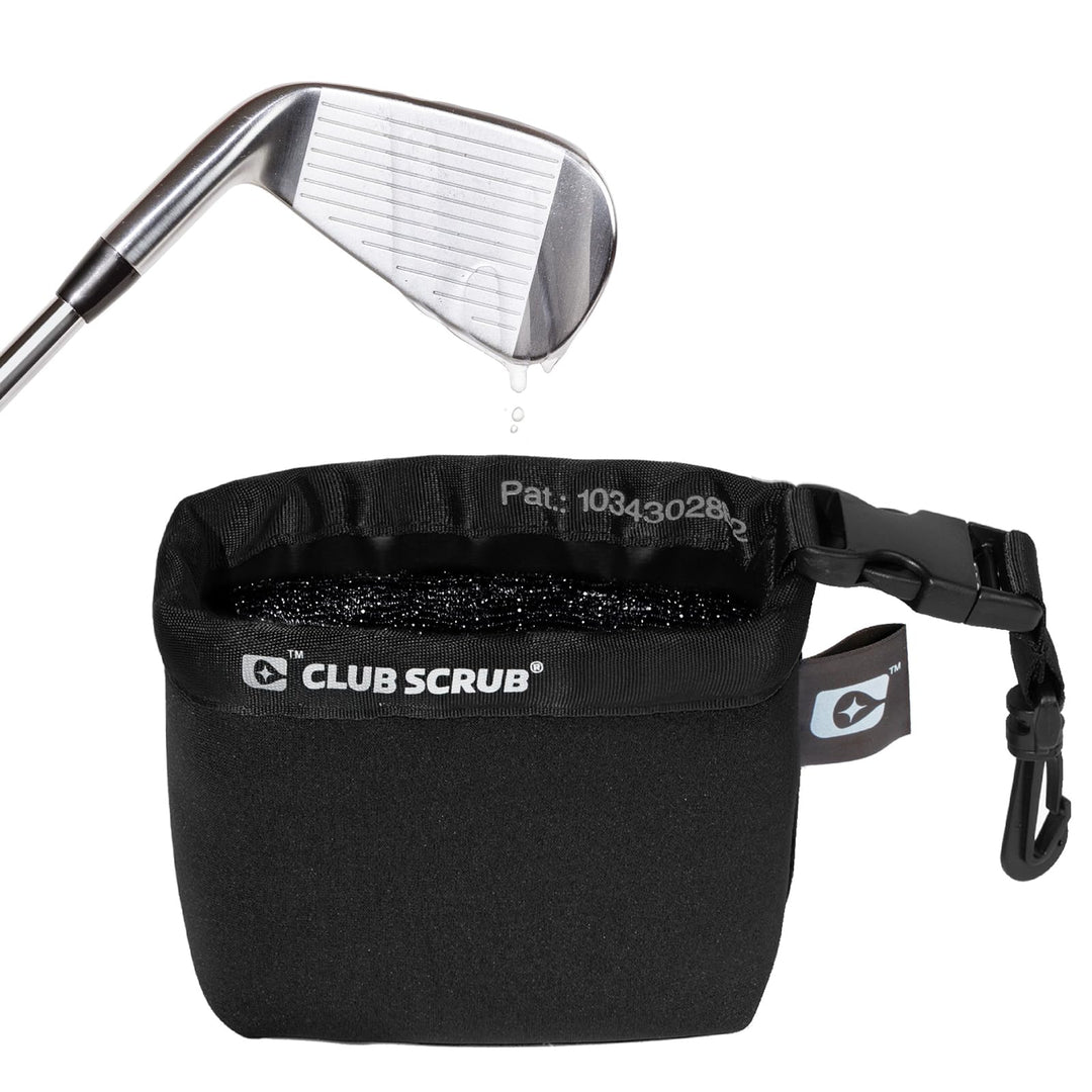 Club Scrub Reinigungsbeutel für Golfschläger und Golfbälle, wasserdichtes Innenfutter mit Clean-Face