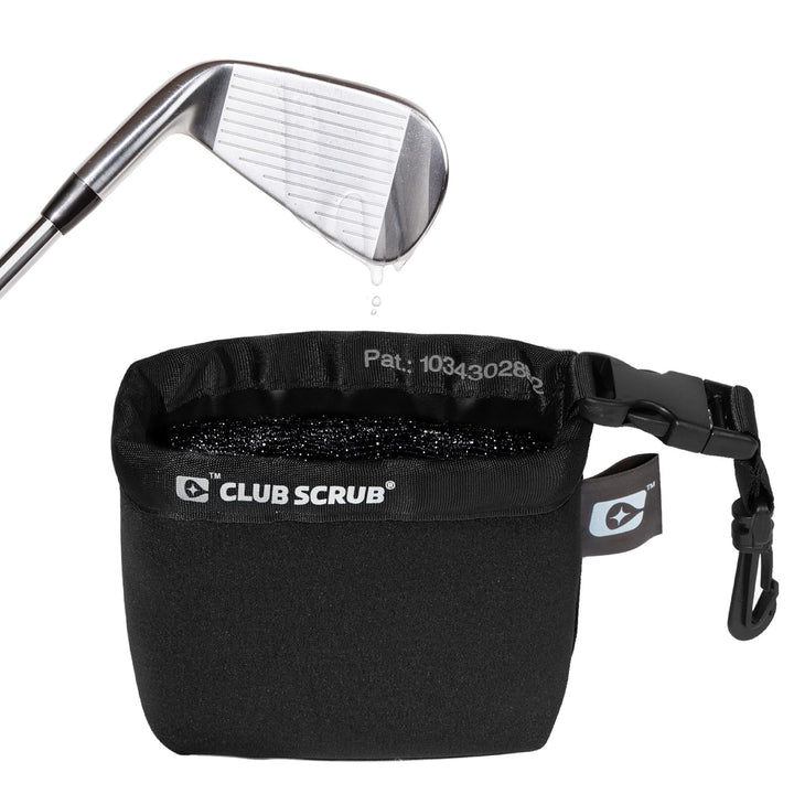 Club Scrub Reinigungsbeutel für Golfschläger und Golfbälle, wasserdichtes Innenfutter mit Clean-Face