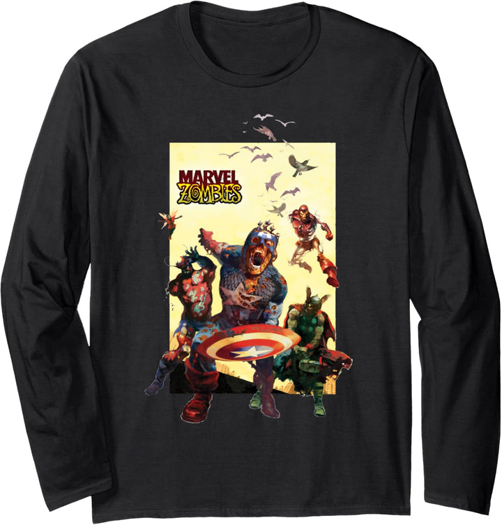 Marvel Zombies Avengers Group Shot Zombie Langarmshirt