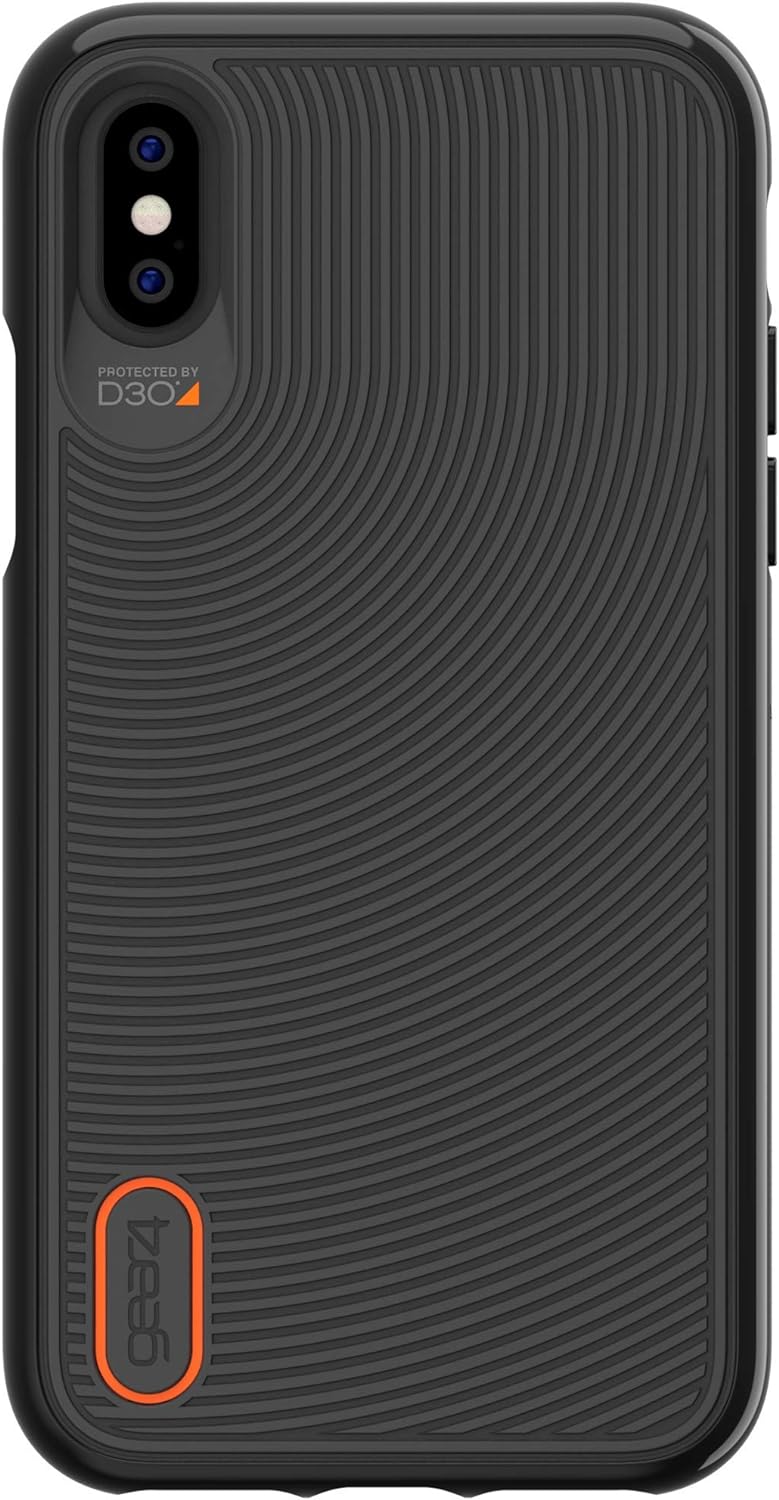 ZAGG Battersea D30 Protective Case for Apple iPhone X/XS, Hard, Slim, Shockproof, Wireless Charging