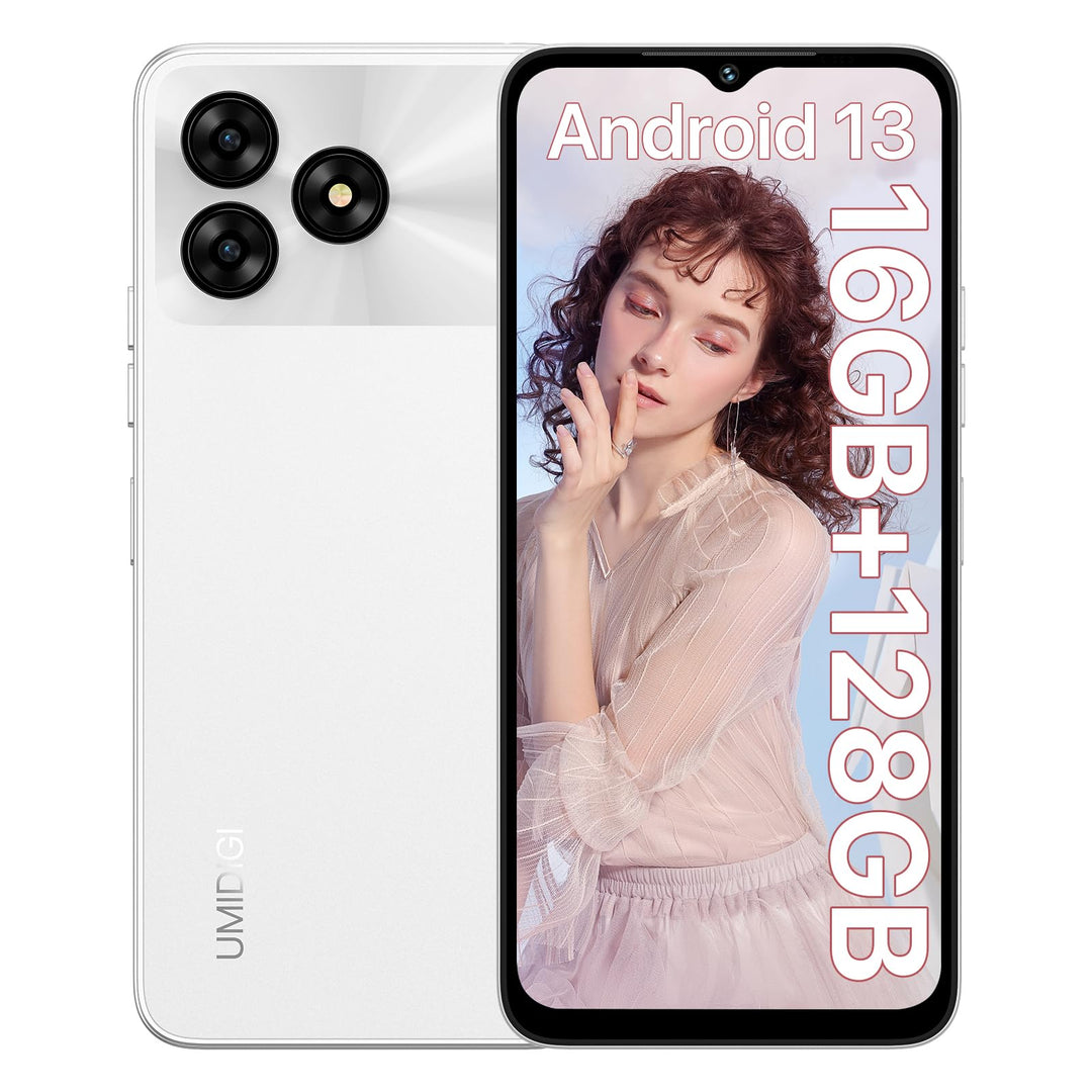 UMIDIGI G5 Smartphone Ohne Vertrag, 16GB+128GB/1TB, Handy Ohne Vertrag Android 13, 50MP+8MP, 6.6" HD