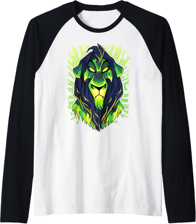 Disney The Lion King Scar Green Hue Portrait Raglan