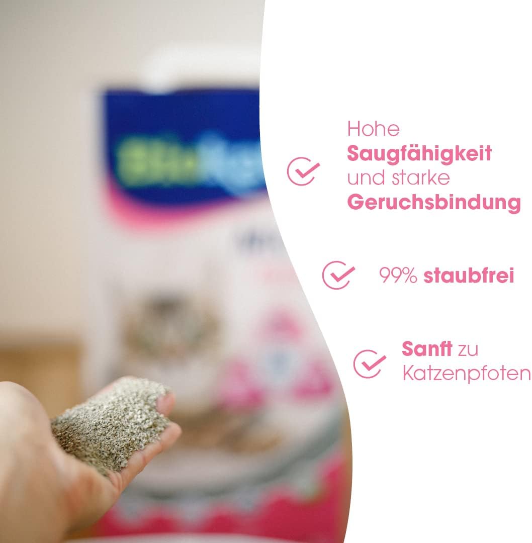 Biokat's Micro fresh Katzenstreu mit Sommer-Duft - Klumpstreu aus Bentonit mit extra feiner Körnung
