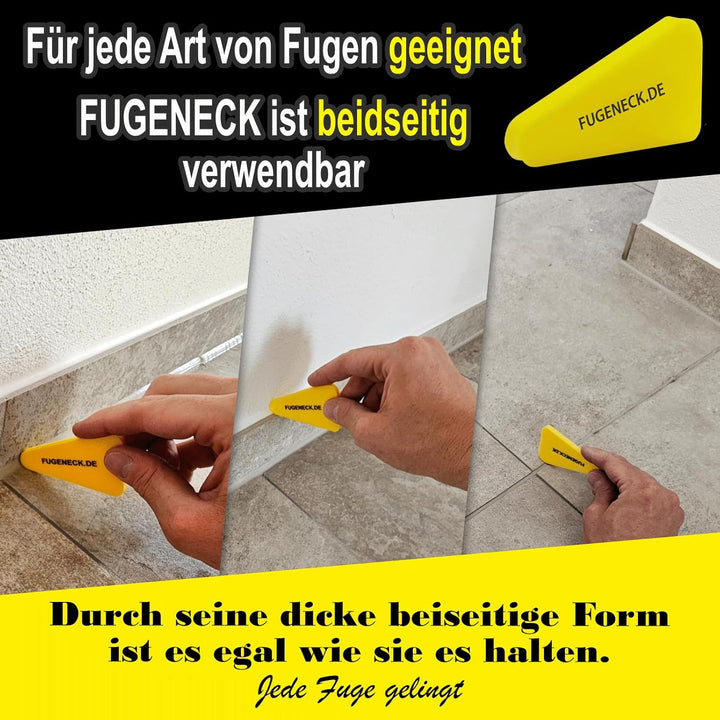 Profi Fugenabzieher - einzigartiges Design mit speziellen Überkanten - 3 verschiedene Fugengrössen -
