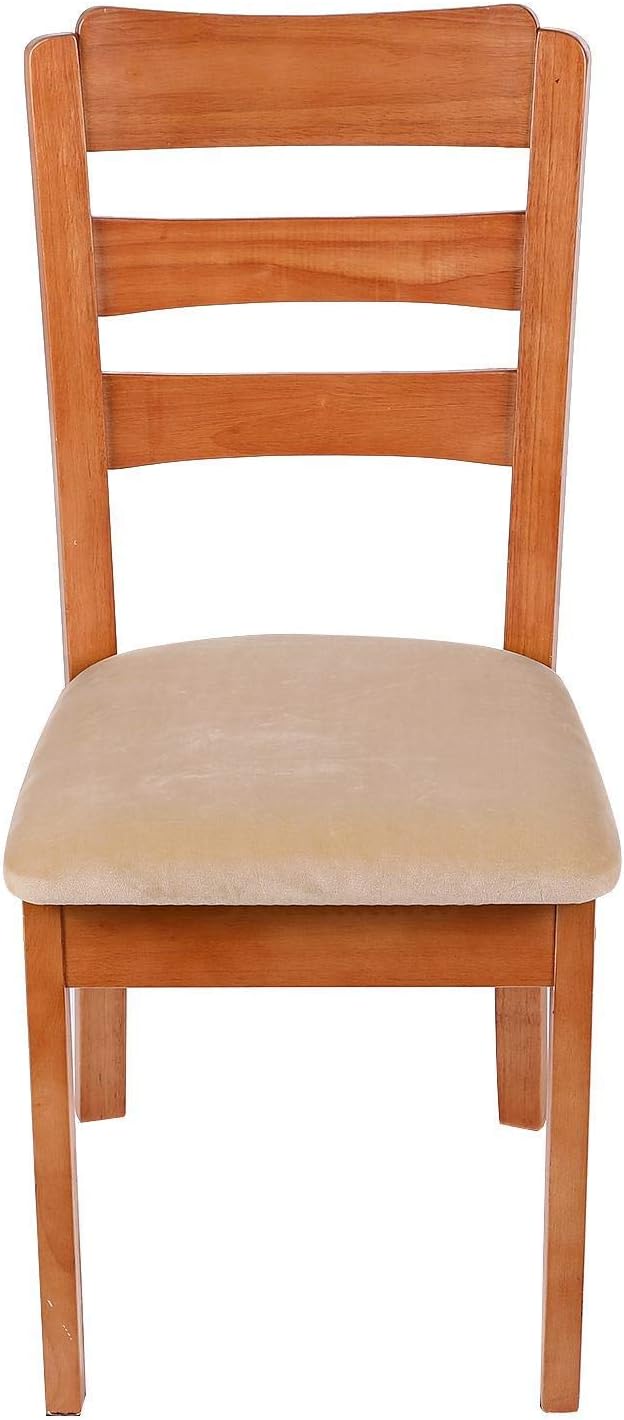 Homaxy Stuhlbezug Sitzfläche Samt Weich Sitzbezug Stuhl Stretch-sitzbezüge für Esszimmerstühle Abwas