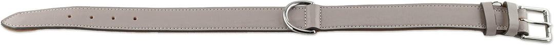 Brute Strength Hundehalsband aus Leder - Hellgrau - XL - 56-63 cm XL - 56-63 cm Hellgrau, XL - 56-63