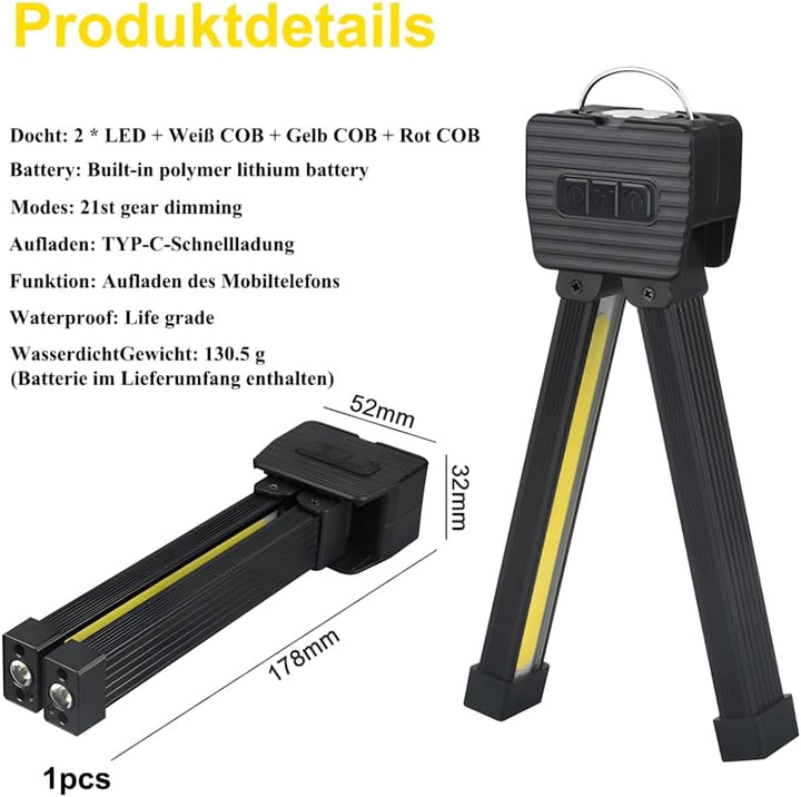 Gym Lamp for Posing,Posing Lampe Magnet,Fitness Posing Lampe,Gym Lichter,Portable Magnetic LED Flash
