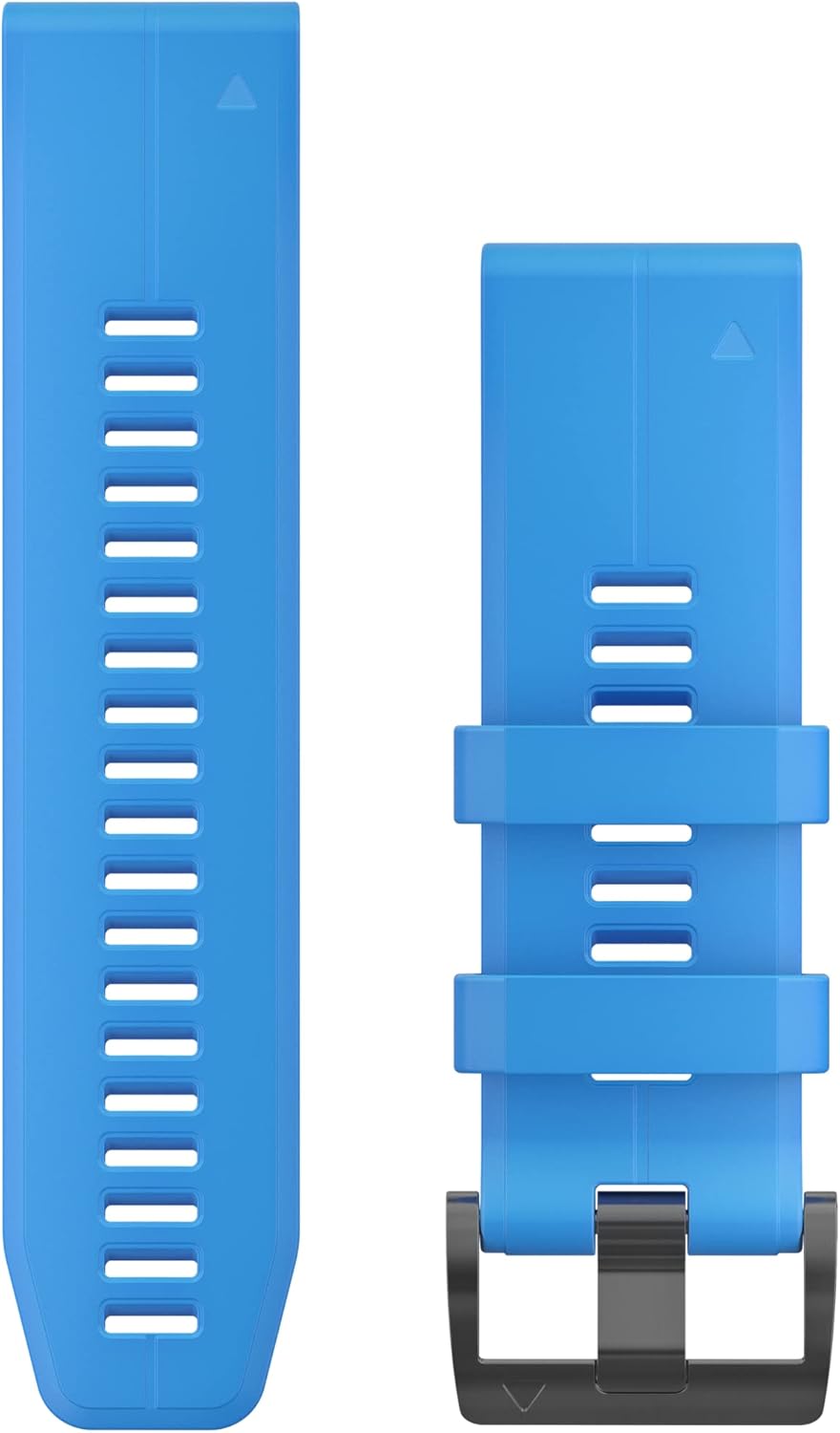 Garmin Quickfit Armband, 26mm, Silikon, Cyanblau, passend für Fenix 5X/6X/7X Serie, Enduro 1/2, Tact