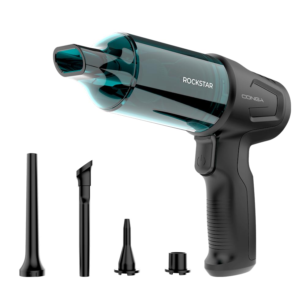 Cecotec Kabelloser Handstaubsauger mit BLDC-Motor Conga Rockstar Micro Hand. 80W, Saugkraft 12kPa, S