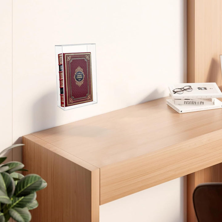Buchschutz für Bibel Bibelvitrine Buchvitrine Transparenter Acryl Wandhalterung für Schlafzimmer, Wo