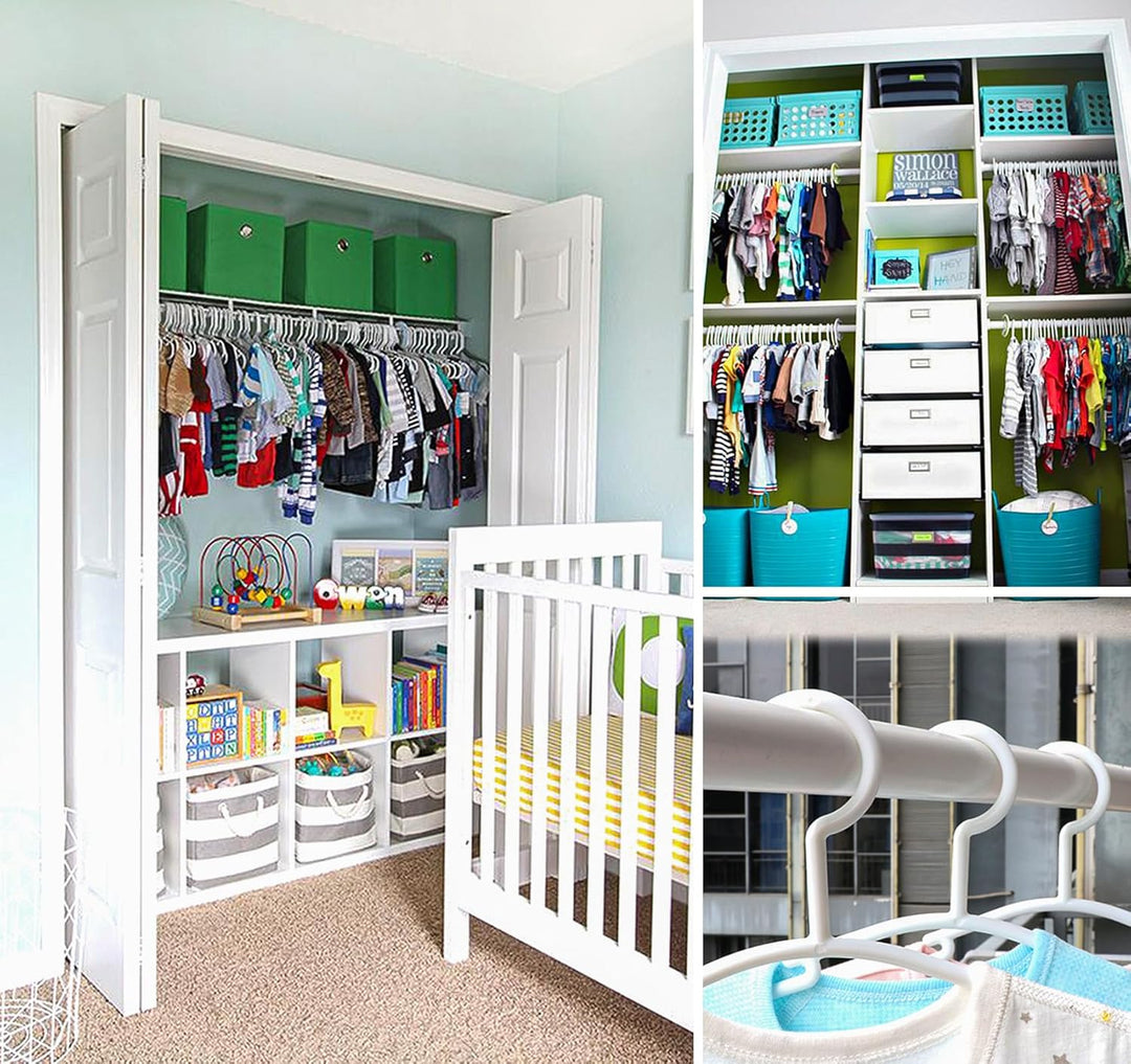 ilauke Kleiderbügel Kinderkleiderbügel 36 STK. Baby Kleiderbügel Hangers Aufbewahrung Kleiderbuegel