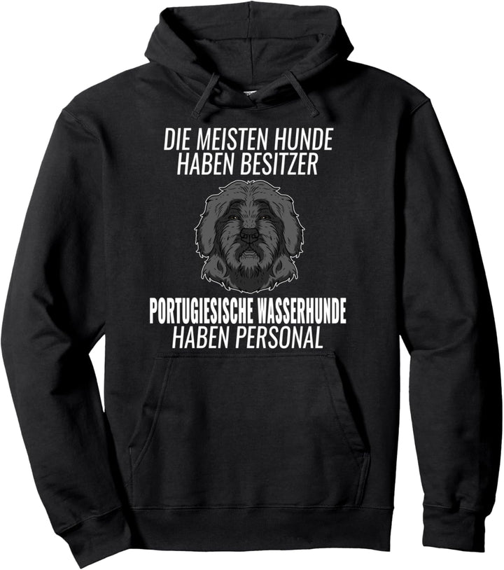 Portugiesischer Wasserhund Personal Hundehalter Fun Hund Pullover Hoodie