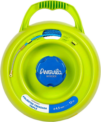 Anguila Max| Winder| Universalhaspel | Polyester dreifach verdrillt | Farbe Blau | Durchmesser 4,5mm