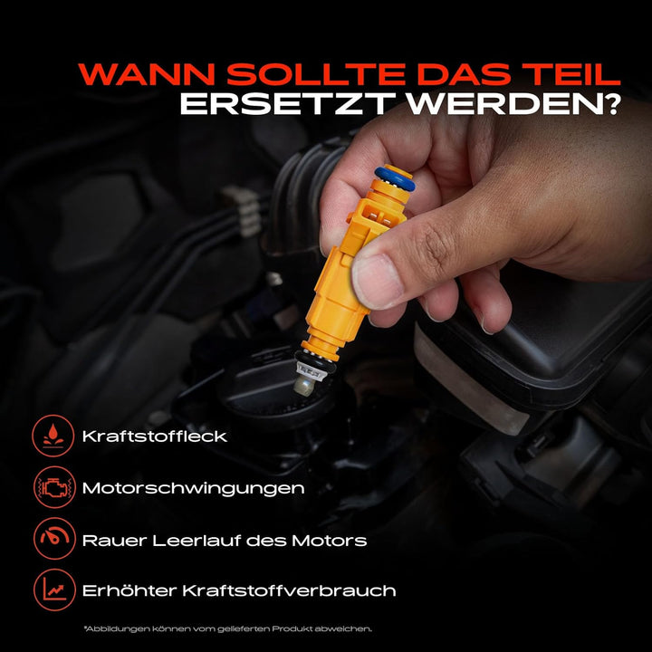 Frankberg 8x Einspritzventil Injektor Kompatibel mit Astra H L48 2.0L 2005-2010 Astra H GTC L08 2.0L